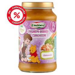 Univer Disney Sárgarépa-Brokkoli Csirkehússal bébiétel 12 hónapos kortól