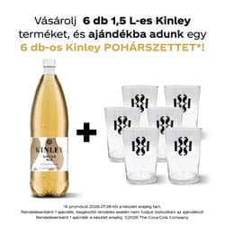 Kinley Ginger Ale szénsavas üdítőital gyömbér ízesítéssel