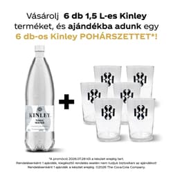 Kinley Tonic Water tonikízű szénsavas üdítőital