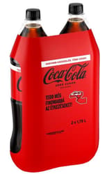 Coca-Cola Zero colaízű energiamentes szénsavas üdítőital multipack (2x1,75l)