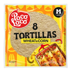 Poco Loco lágy tortilla kukoricás búzás