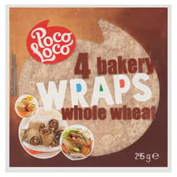 Poco Loco lágy tortilla teljes kiőrlésű