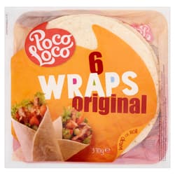 Poco Loco lágy tortilla wraps