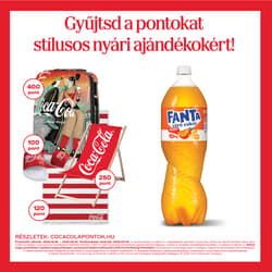 Fanta zéró cukor energiamentes narancsízű szénsavas üdítőital édesítőszerekkel