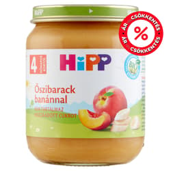 Hipp BIO Őszibarack banánnal 4 hónapos kortól