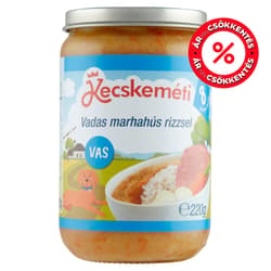 Kecskeméti Rizs vadas marhahússal 8 hónapos kortól