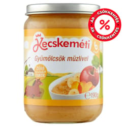 Kecskeméti Gyümölcsök müzlivel 6 hónapos kortól
