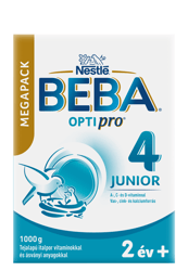 Beba Optipro 4 Junior tejalapú italpor vitaminokkal és ásványi anyagokkal 2 éves kortól