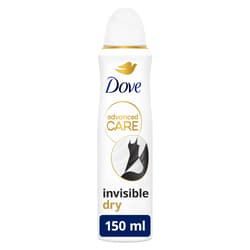 Dove Advanced Care Invisible Dry női izzadásgátló dezodor, 150 ml