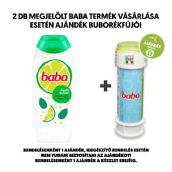 Baba Zöldcitrom és menta illatú frissítő tusfürdő, 400 ml