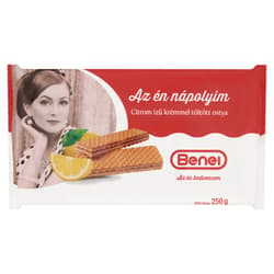 Benei citrom ízű krémmel töltött ostya