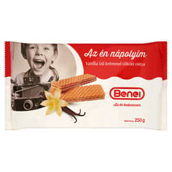 Benei vanília ízű krémmel töltött ostya
