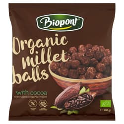 Extrudált BIO kölesgolyó, kakaós