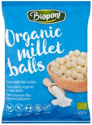 Extrudált BIO kölesgolyó, enyhén sós