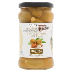 Bretas Zöld Olajbogyó Mandulával töltve (300 g)