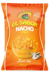 El Sabor Nacho chips texas BBQ