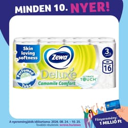 Zewa Deluxe Camomile Comfort 3 rétegű toalettpapír 16 tekercs