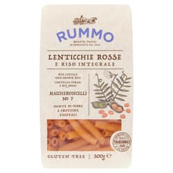 Rummo Maccheroncelli száraztészta vörös lencséből és barnarizsből