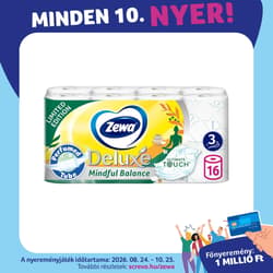 Zewa Deluxe Mindful Balance 3 rétegű toalettpapír 16 tekercs