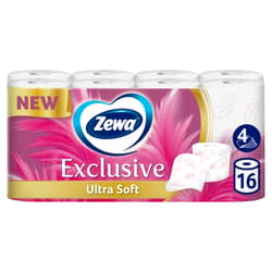 Zewa Exclusive Ultra Soft 4 rétegű toalettpapír 16 tekercs