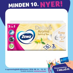 Zewa Deluxe Spirit Of Tea illatosított papír zsebkendő 3 rétegű