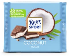 Ritter Sport Cocos Milk chocolate filled with coconut milk cream
