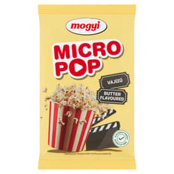 Mogyi Micro Pop mikrohullámú sütőben elkészíthető vajas ízű pattogatni való kukorica