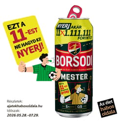 Borsodi Mester quality light beer 5%