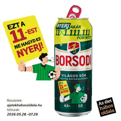 Borsod light beer 4.5%