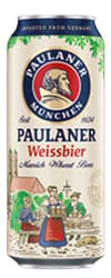 Paulaner German light unfiltered wheat beer 5.5%