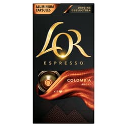 L'or Espresso Colombia in ground-roasted coffee capsules