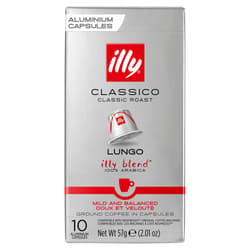 Illy Lungo Classico - Nespresso kompatibilis kávékapszula