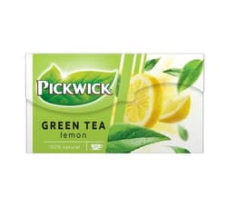 Pickwick lemon flavored green tea