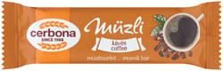 Cerbona Kávés müzliszelet, fehér bevonó talppal