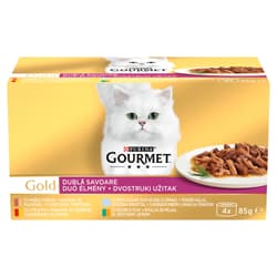 Gourmet Gold Duó élmény nedves macskaeledel 4x85g