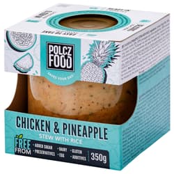 Shelf Pineapple chicken with rice