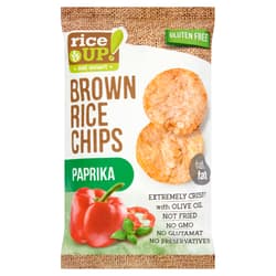 RiceUp! Eat Smart barna rizs chips paprikás ízesítéssel