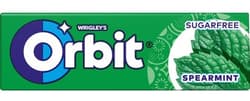 Orbit Spearmint mentaízű cukormentes rágógumi édesítőszerrel