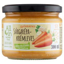 All in Ginger Carrot Cream Soup