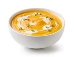 All in Turmeric Sweet Potato Cream Soup