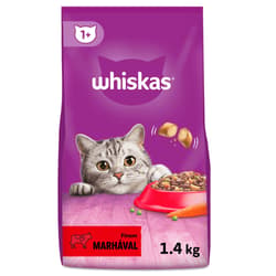 Whiskas dry pet food for cats with beef