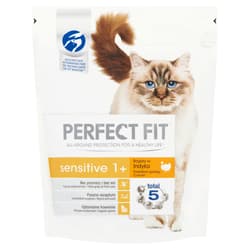 Perfect Fit Sensitive száraz állateledel macskák számára pulykával