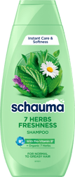 Schauma Sampon 7 gyógynövény (lelapulás ellen, zsíros hajra)