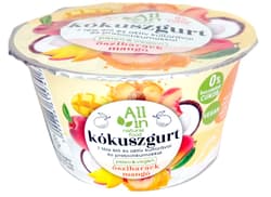 All in Natural Food Őszibarack-mangó élőflórás kókuszgurt