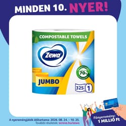 Zewa Jumbo háztartási papírtörlő 2 rétegű 1 tekercs