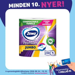 Zewa Premium Jumbo háztartási papírtörlő 3 rétegű 1 tekercs