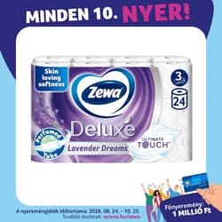 Zewa Deluxe Lavender Dreams 3 rétegű toalettpapír 24 tekercs