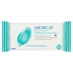 Lactacyd Intim törlőkendő antibakteriális hatóanyagokkal