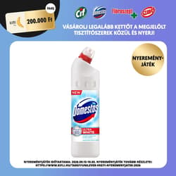 Domestos Extended Power White & Shine fertőtlenítő hatású folyékony tisztítószer, 750 ml