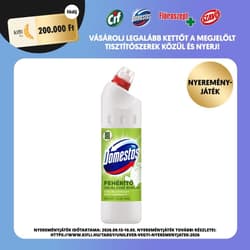 Domestos Zöld kert sűrű fehérítő folyadék kézi és gépi mosáshoz, 750 ml
